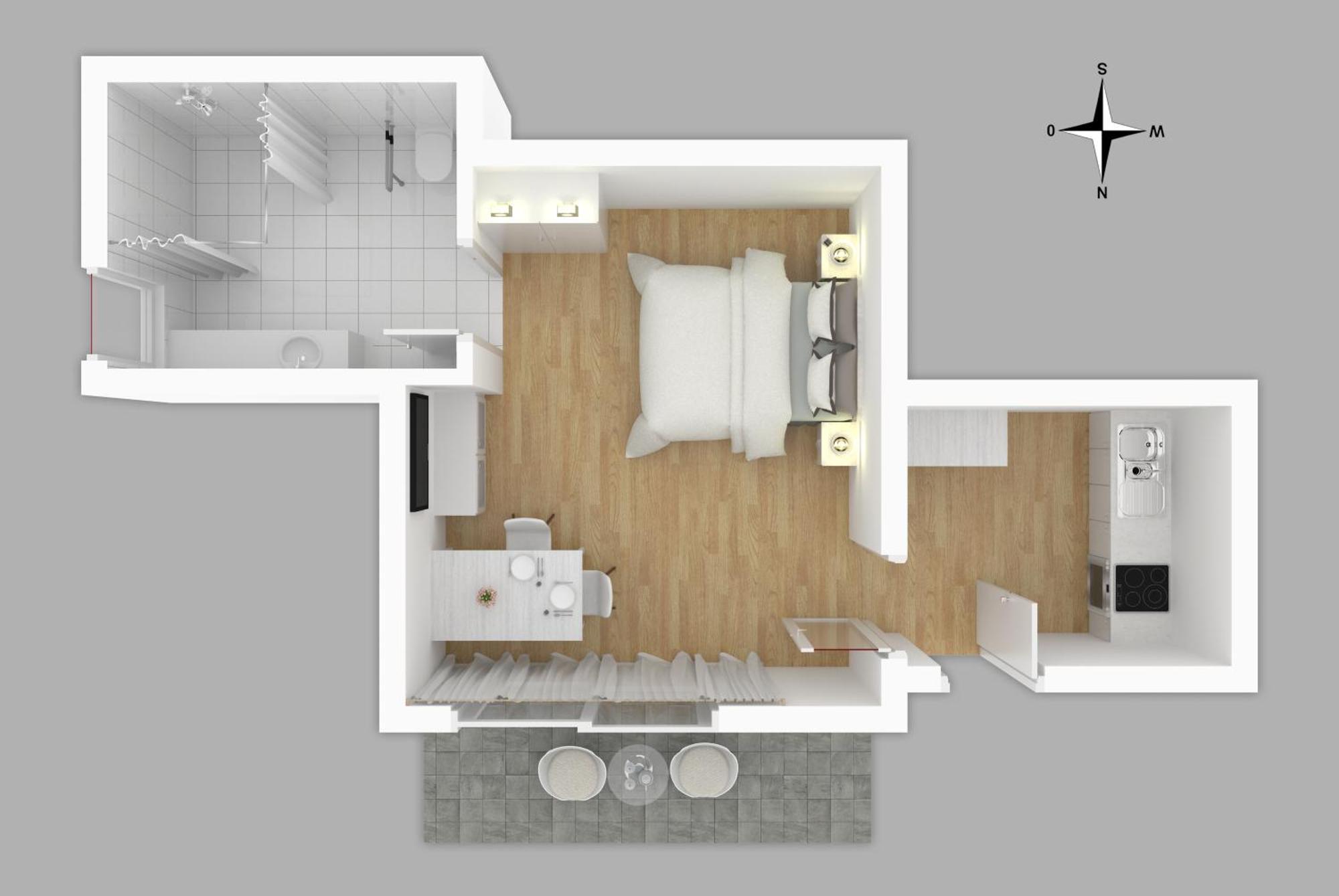 Moderne Neue Apartments Zum Wohlfuehlen Im Boardinghouse Bed & Butter Hasbergen Экстерьер фото